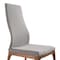Armen Living Parker Mid-Century Dining Chair in Walnut Finish and Gray Fabric, PK2 LCPKSIGR - alternate 7